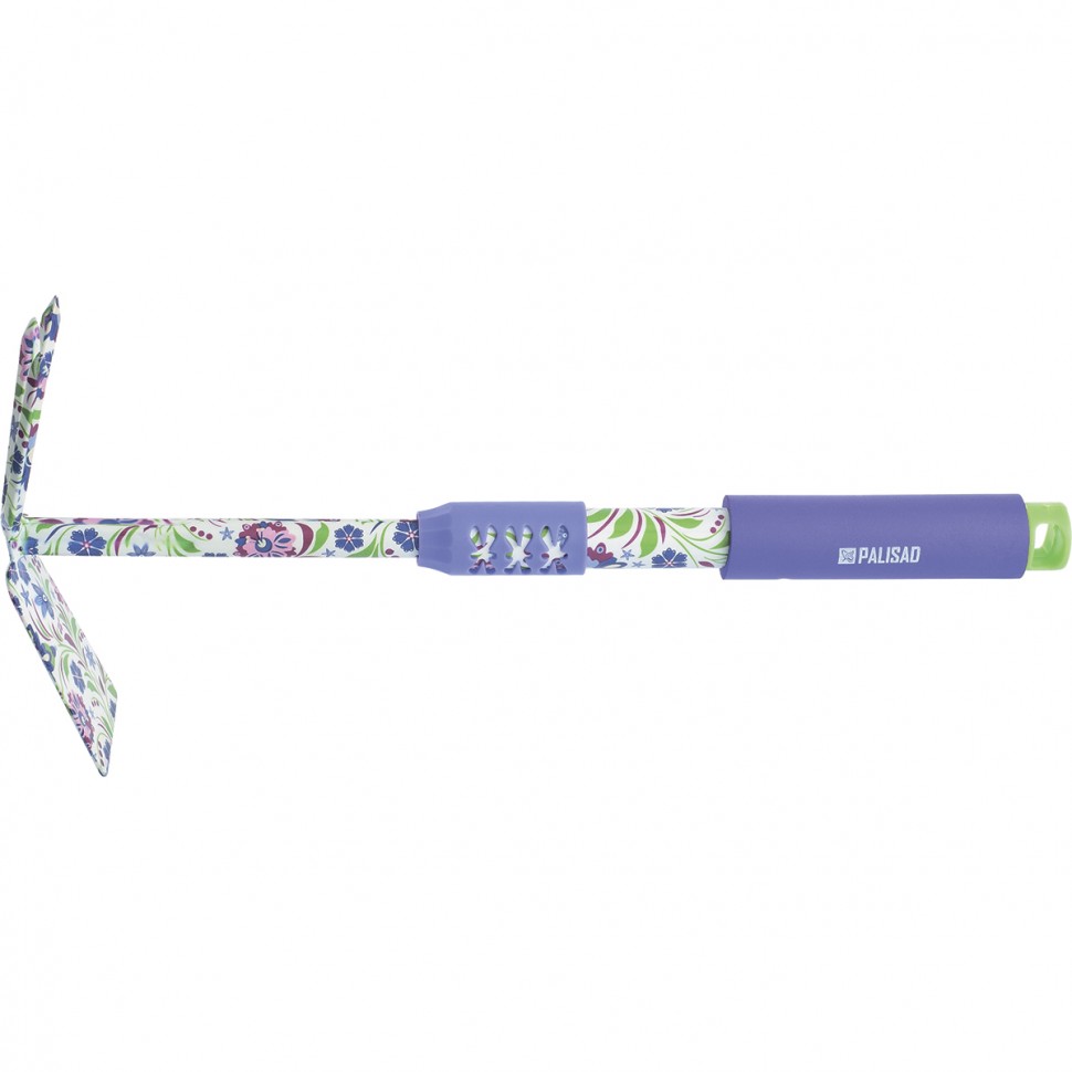 Мотыжка комбинированная, 70 х 385 мм, стальная, удлиненная рукоятка, Flower Mint, Palisad