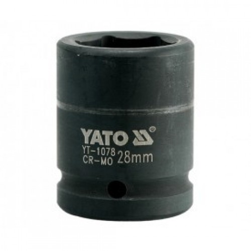 Головка торцевая ударная 3/4" 28мм 6гр. L53мм CrMo "Yato"