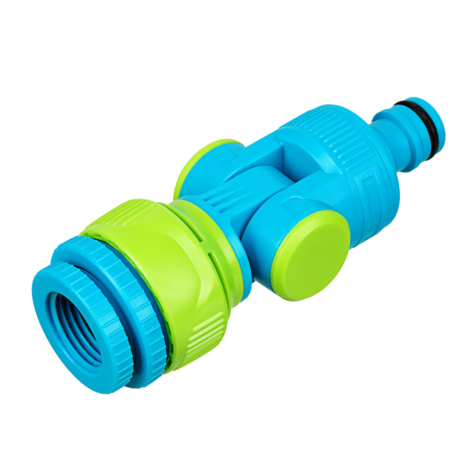 Адаптер штуцерный, шарнирный, с переключателем, 1/2-1», Palisad Luxe