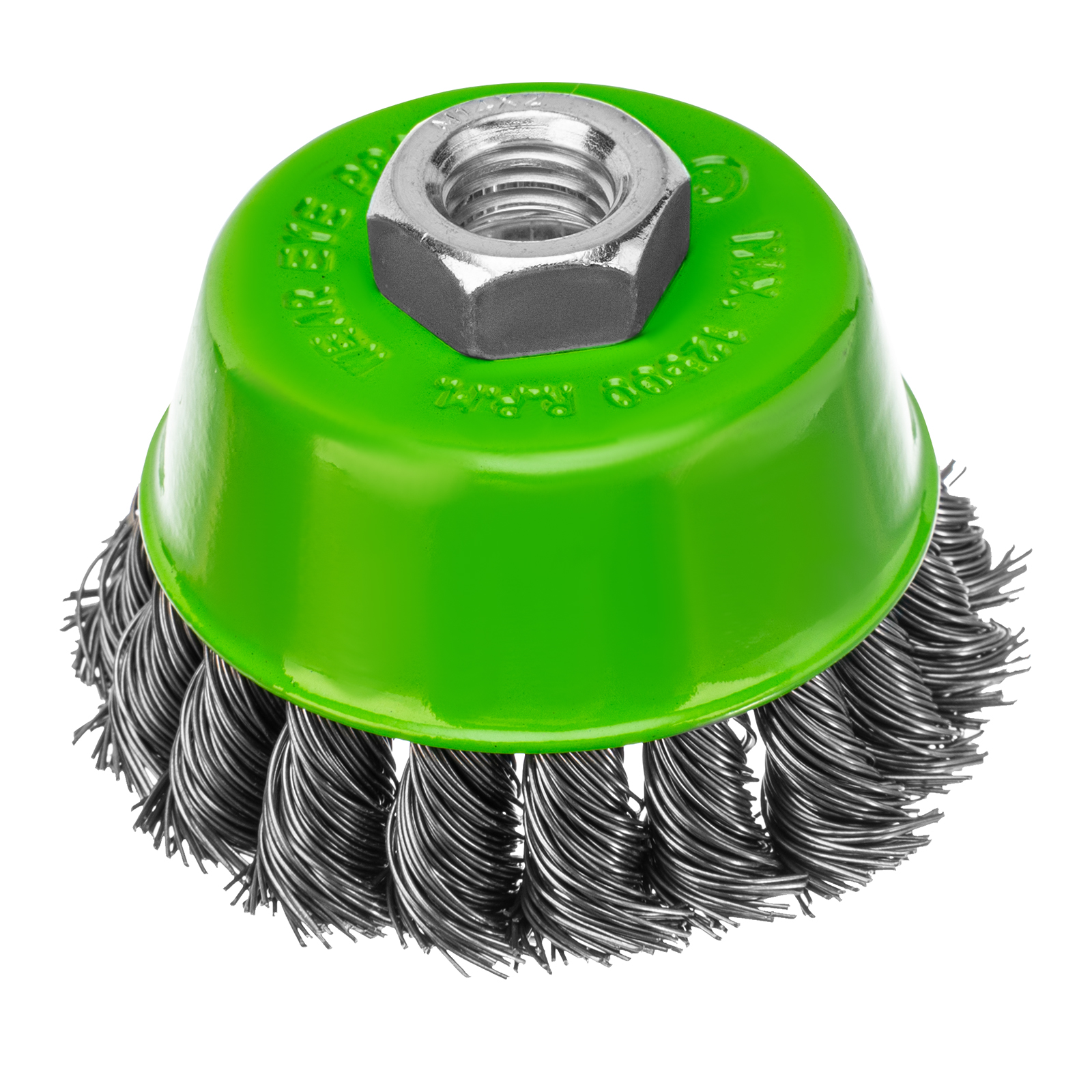 Щетка для УШМ, 75 мм, М14, «чашка», крученая металлическая проволока Сибртех