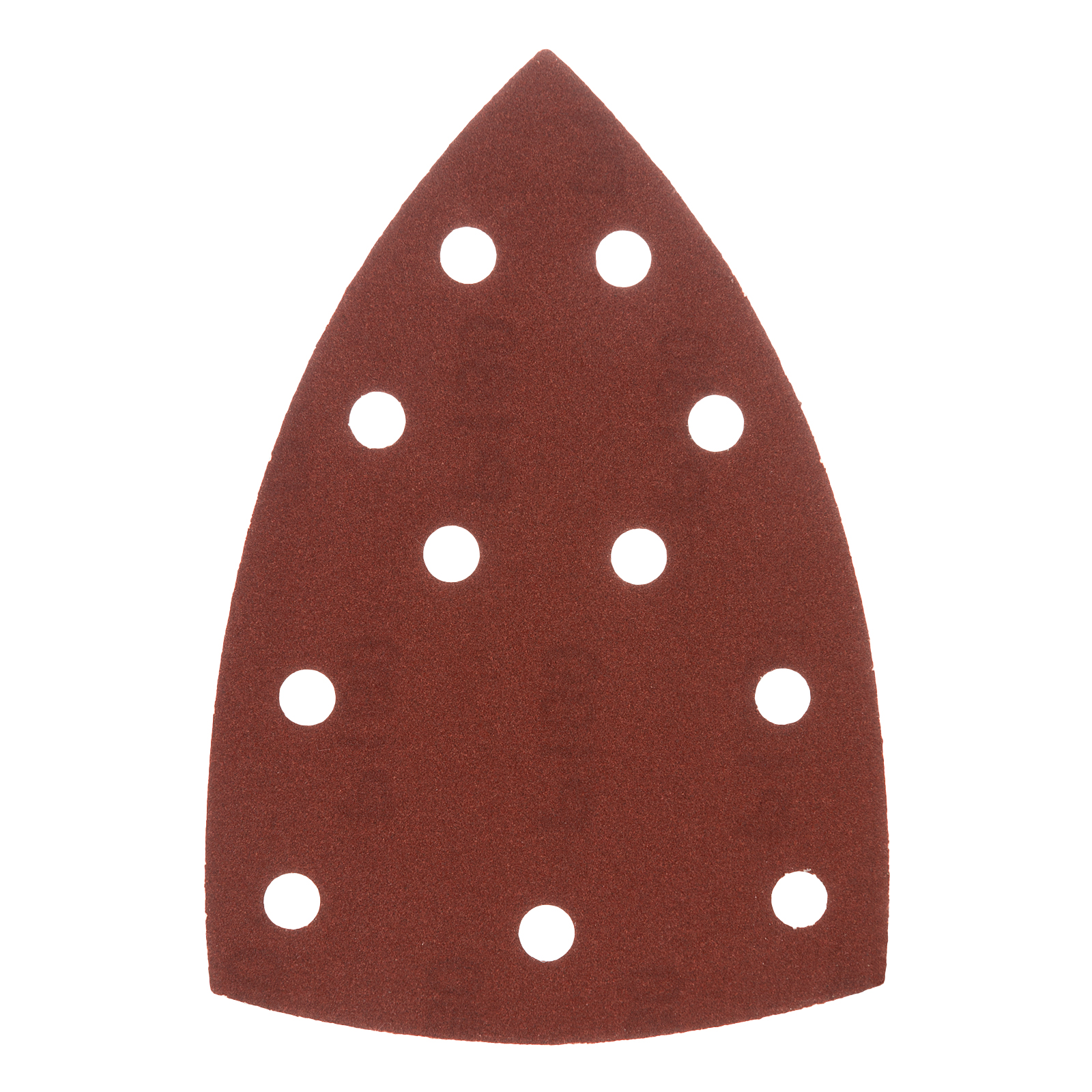 Треугольник абразивный на ворc. подложке под «липучку», перф., P 180, 150х150х100 мм, 5 шт. Denzel