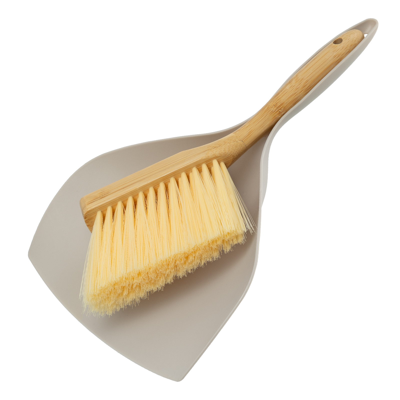 Набор: совок 290×190 мм и бамбуковая щетка-сметка 220 мм, Home Palisad