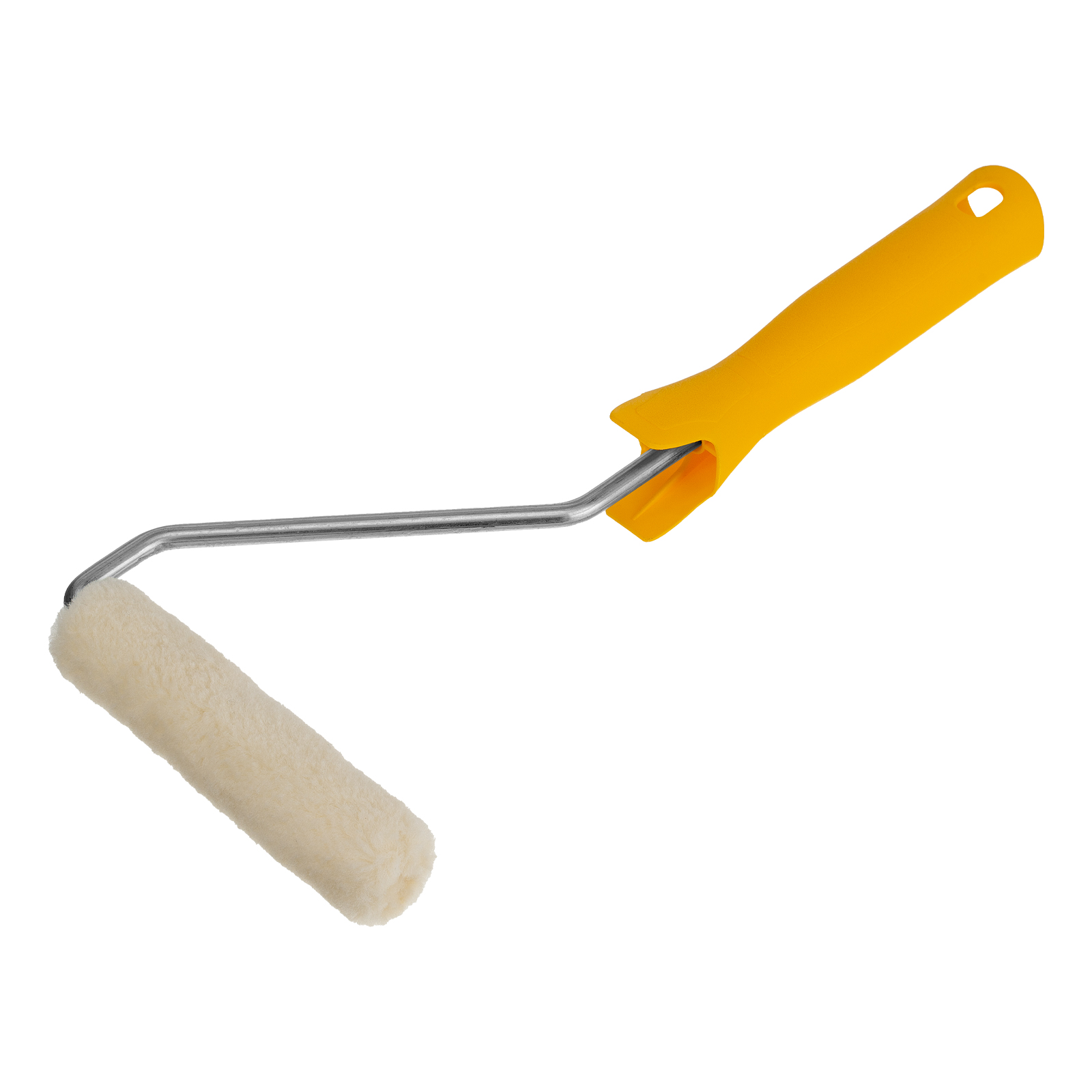 Мини-валик в сборе «Лаки» , 110 мм, ворс 5 мм, D 16 мм, D ручки 6 мм, Велюр Сибртех