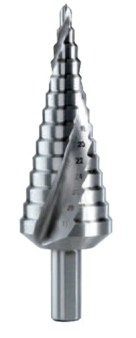 Сверло ступеньчатое спиральное HSSG 4-30мм (d10mm, L100mm)