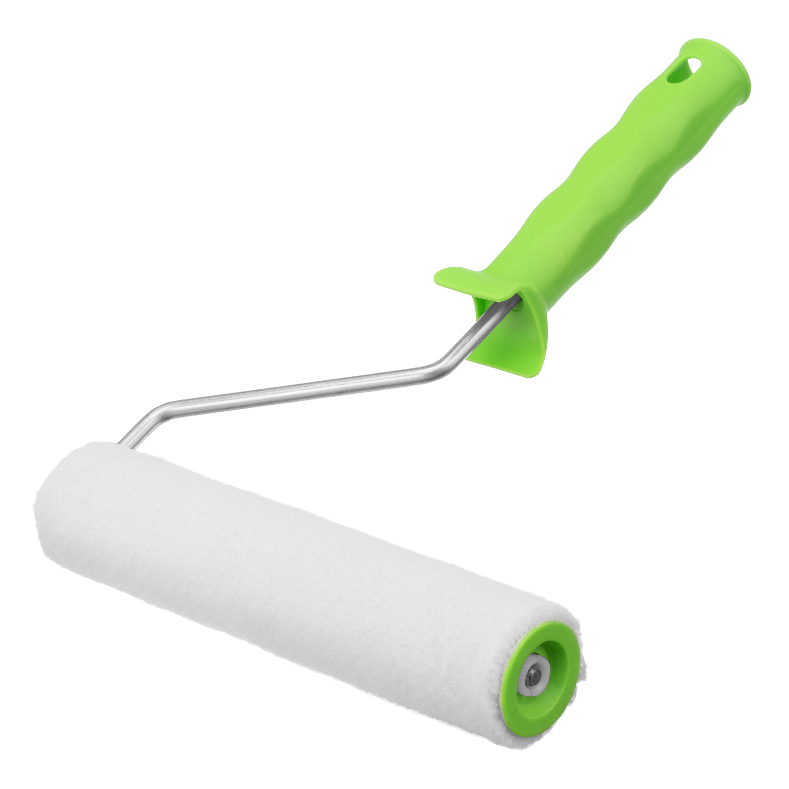 Валик «Велюр» с ручкой, 200 мм, ворс 5 мм, D 36 мм, D ручки 6 мм Сибртех