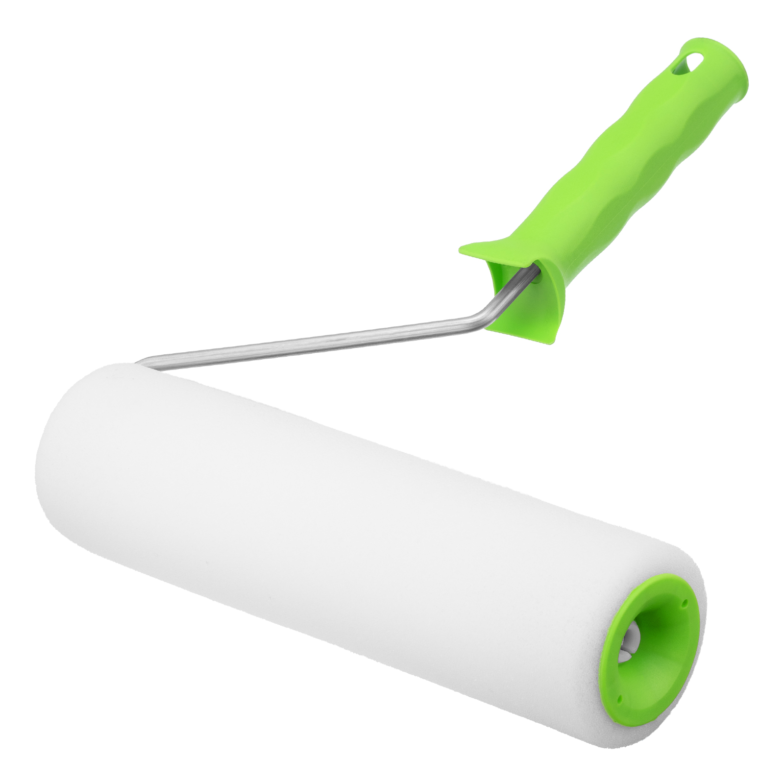 Валик «Поролон» с ручкой, 250 мм, D 48 мм, D ручки 6 мм Сибртех