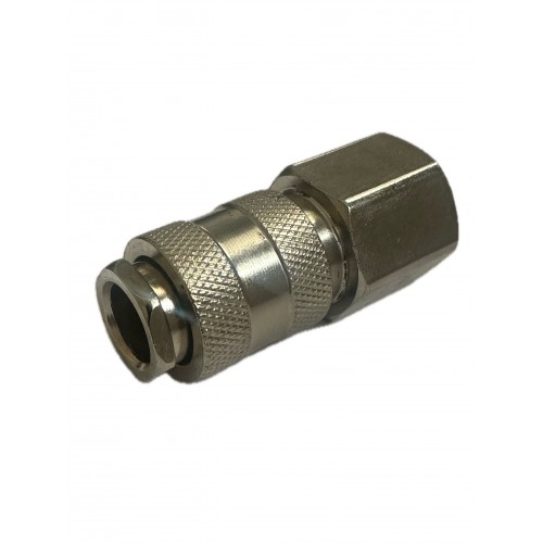 Быстроразъем пневматический с обратным клапаном, внутренняя резьба 1/4" "H-D"