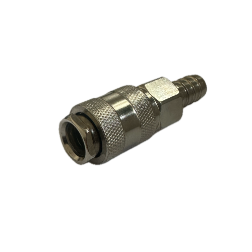 Быстроразъем пневматический с обратным клапаном, "елочка" 8мм "H-D"