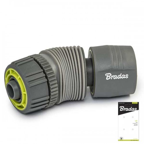 Соединение Быстросъемное с аквастопоп шарнироное 1/2" — 5/8" LIME LINE SOFT "Bradas"