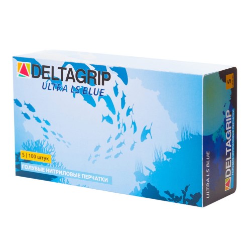GWARD DELTAGRIP Ultra LS Перчатки нитриловые неопудренные синего цвета (размер 10 (XL))