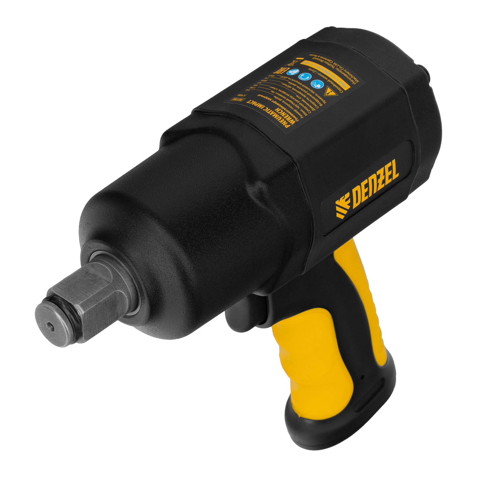 Ударный пневмогайковерт IW1700, 3/4″, 8500 об/мин, 1700 Нм Denzel