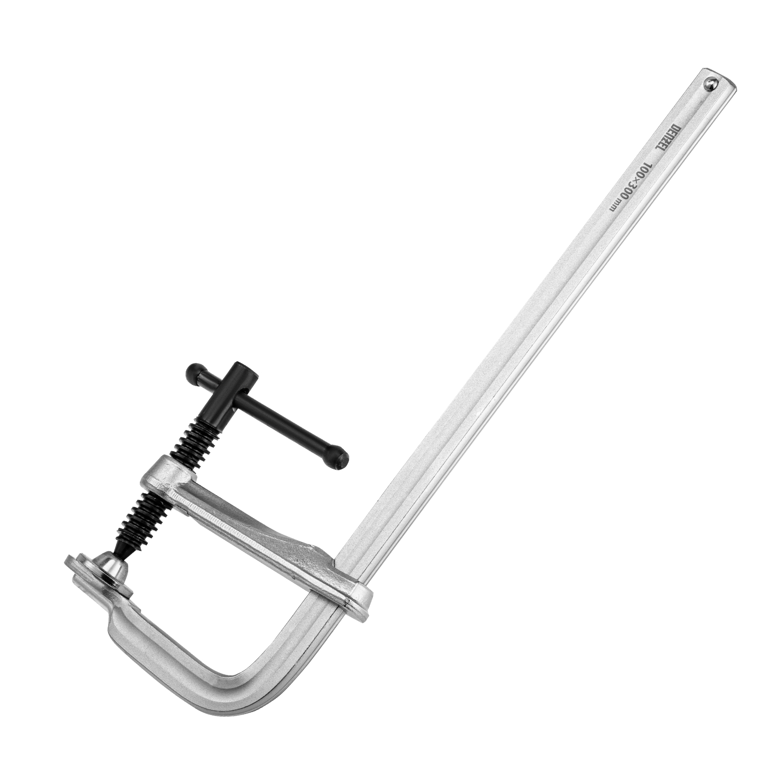 Струбцина F-образная, 100×300мм, кованая Denzel