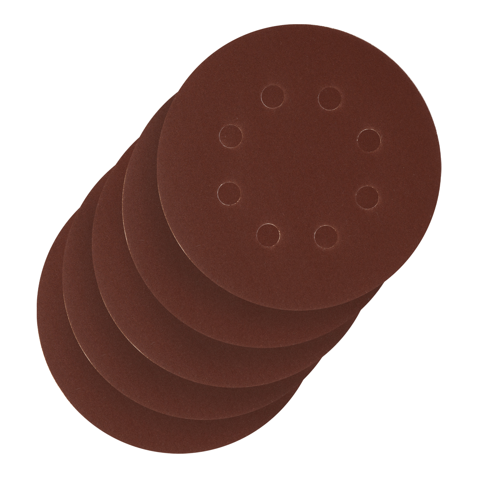 Круг абразивный на ворсовой подложке под «липучку», перфорированный, P 280, 125 мм, 5 шт Сибртех