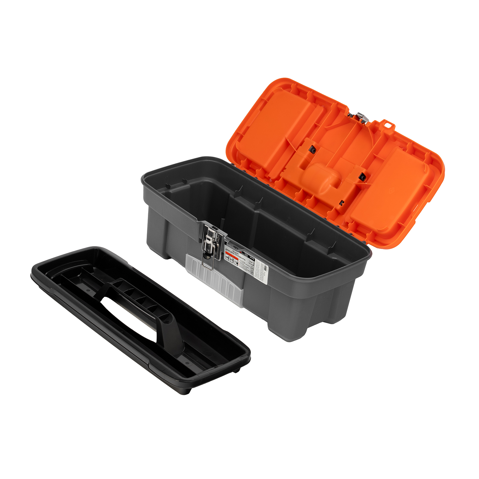 Ящик для инструмента с мет. замками 16″, 410х210×175 мм Stels