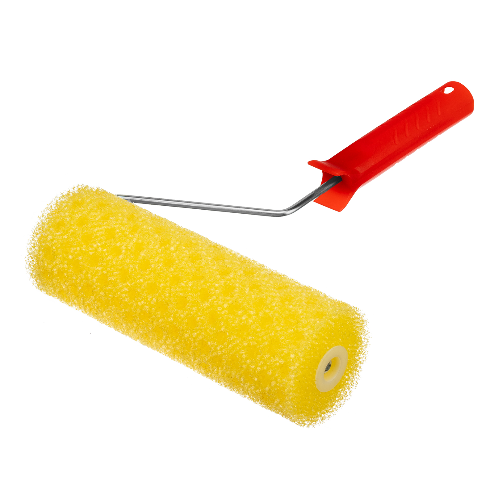 Валик «Структурный» поролоновый с ручкой, «горошек», 230 мм, D 80 мм, D ручки 6 мм MTX