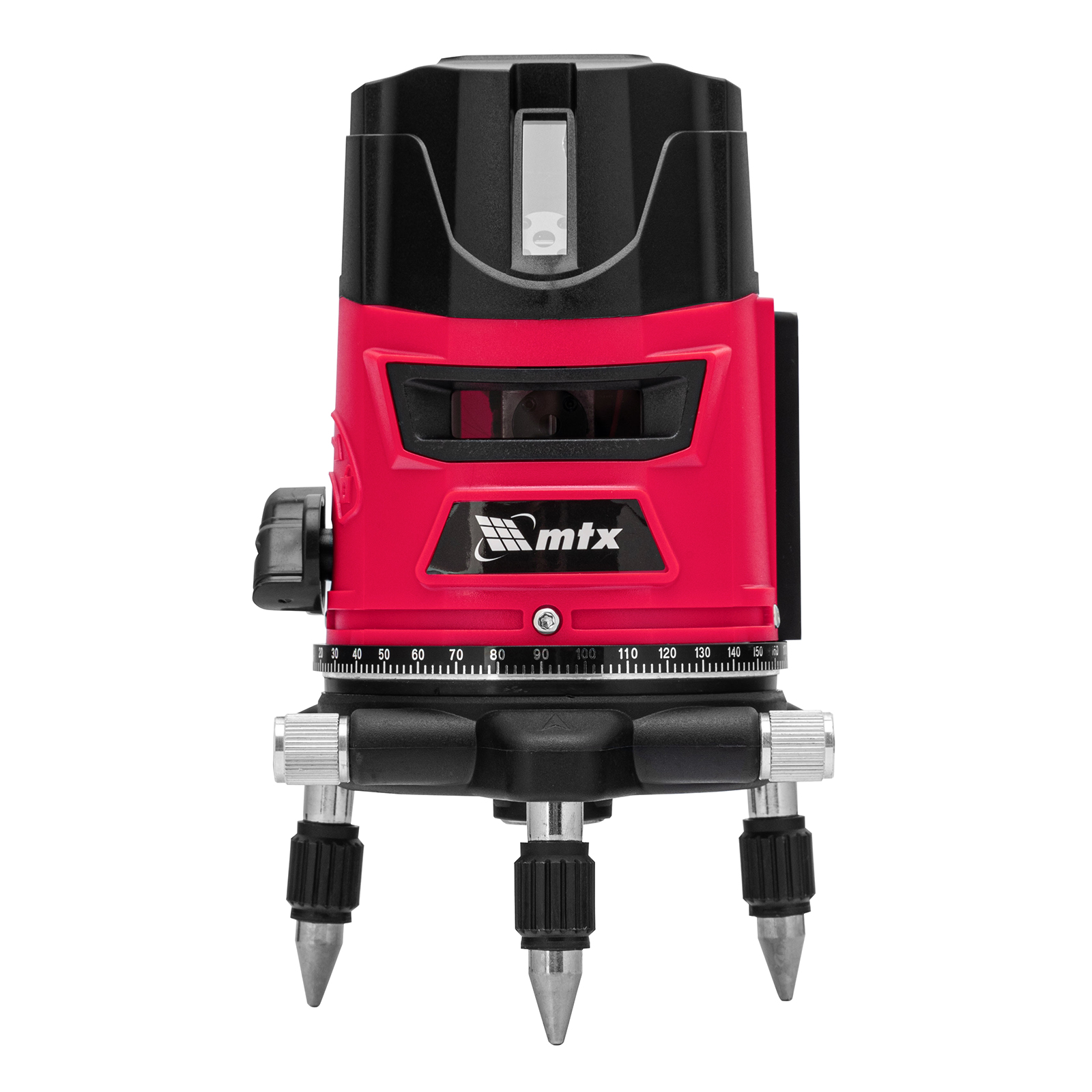 Лазерный уровень CRL-30R, 30 м, красный луч, батарейки, резьба 5/8″ MTX