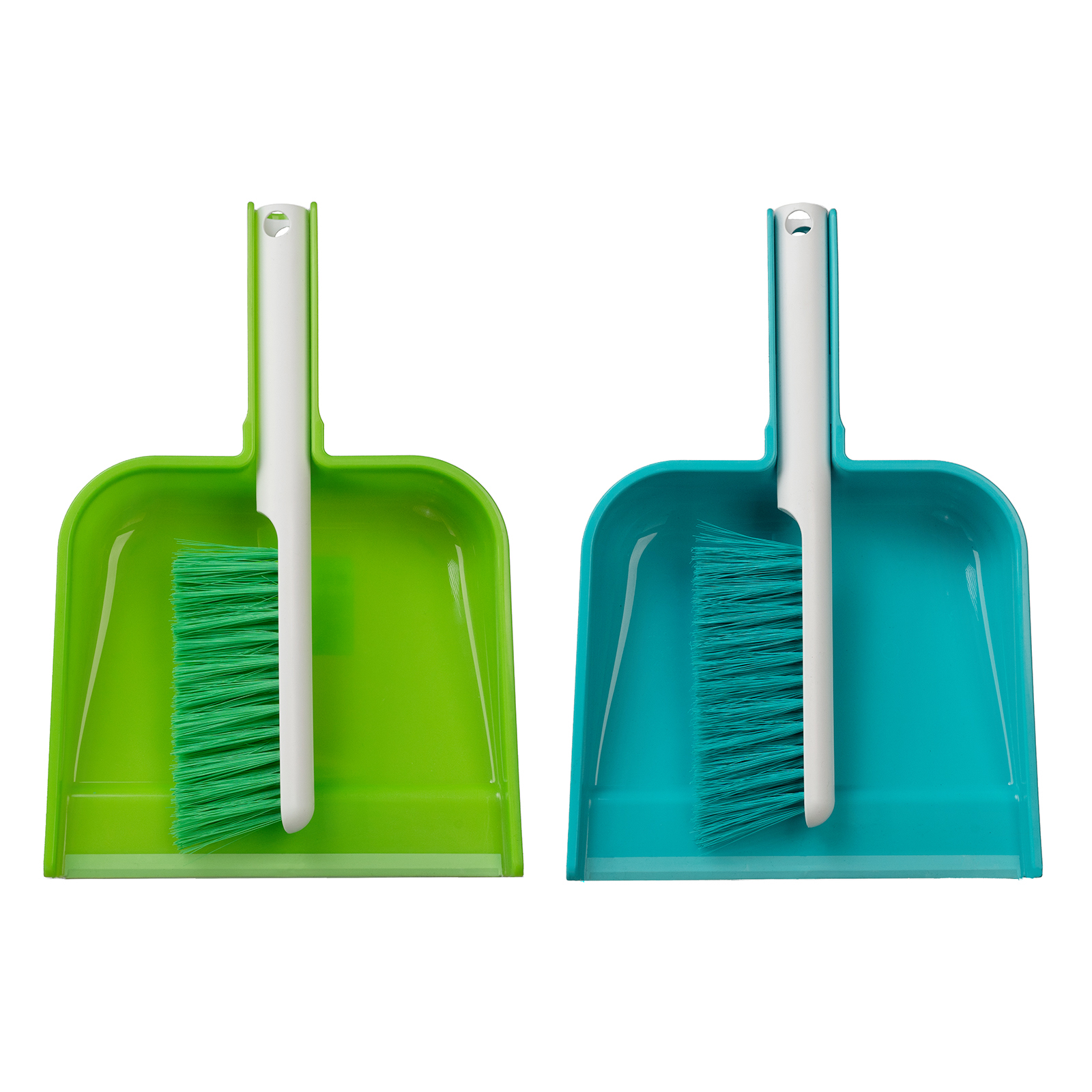 Набор совок с кромкой 300×205 мм и щетка-сметка 275 мм, микс цветов, Home Palisad