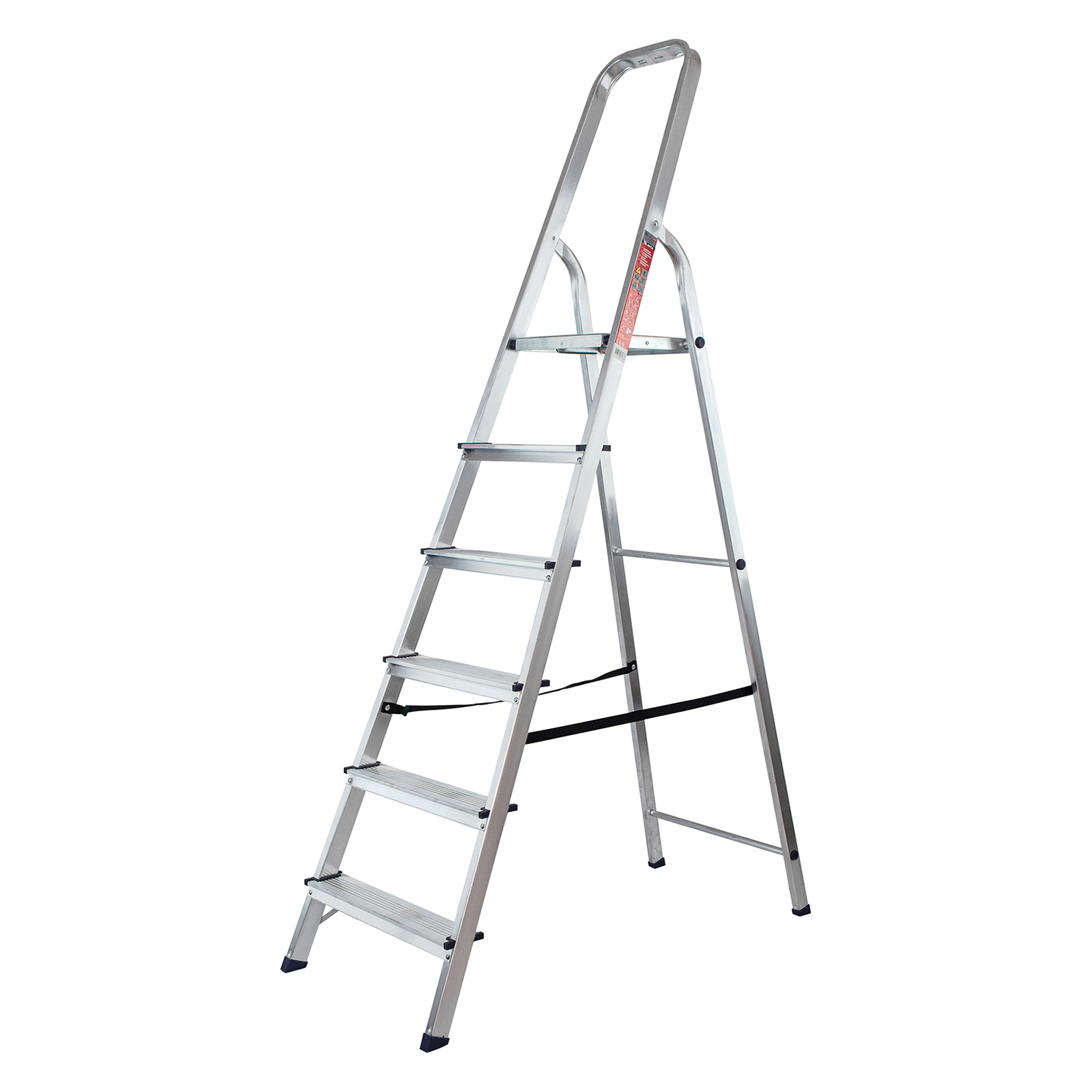 Стремянка усиленная, 6 ступеней, алюминиевая, MTX