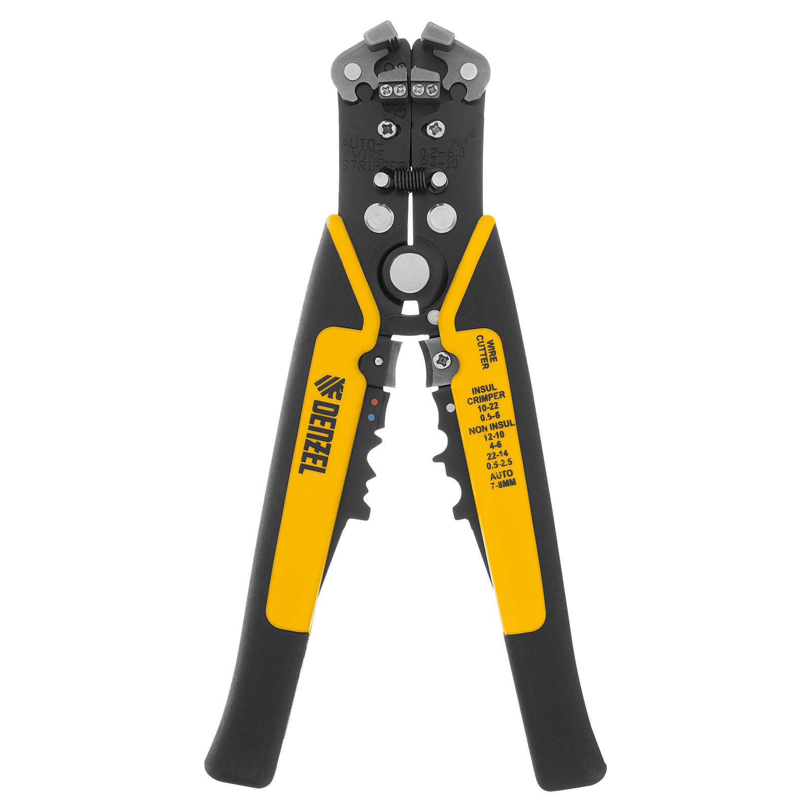 Щипцы для зачистки электропроводов 0,2-6 мм?, функция обрезания проводов Denzel