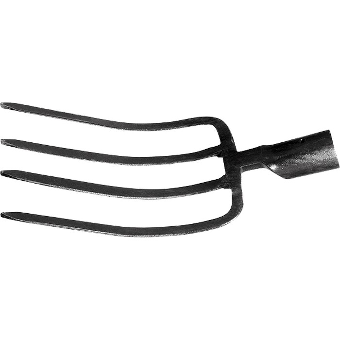 Вилы 4 — х рогие, огородные, 175х235 мм, кованые, без черенка, Сибртех