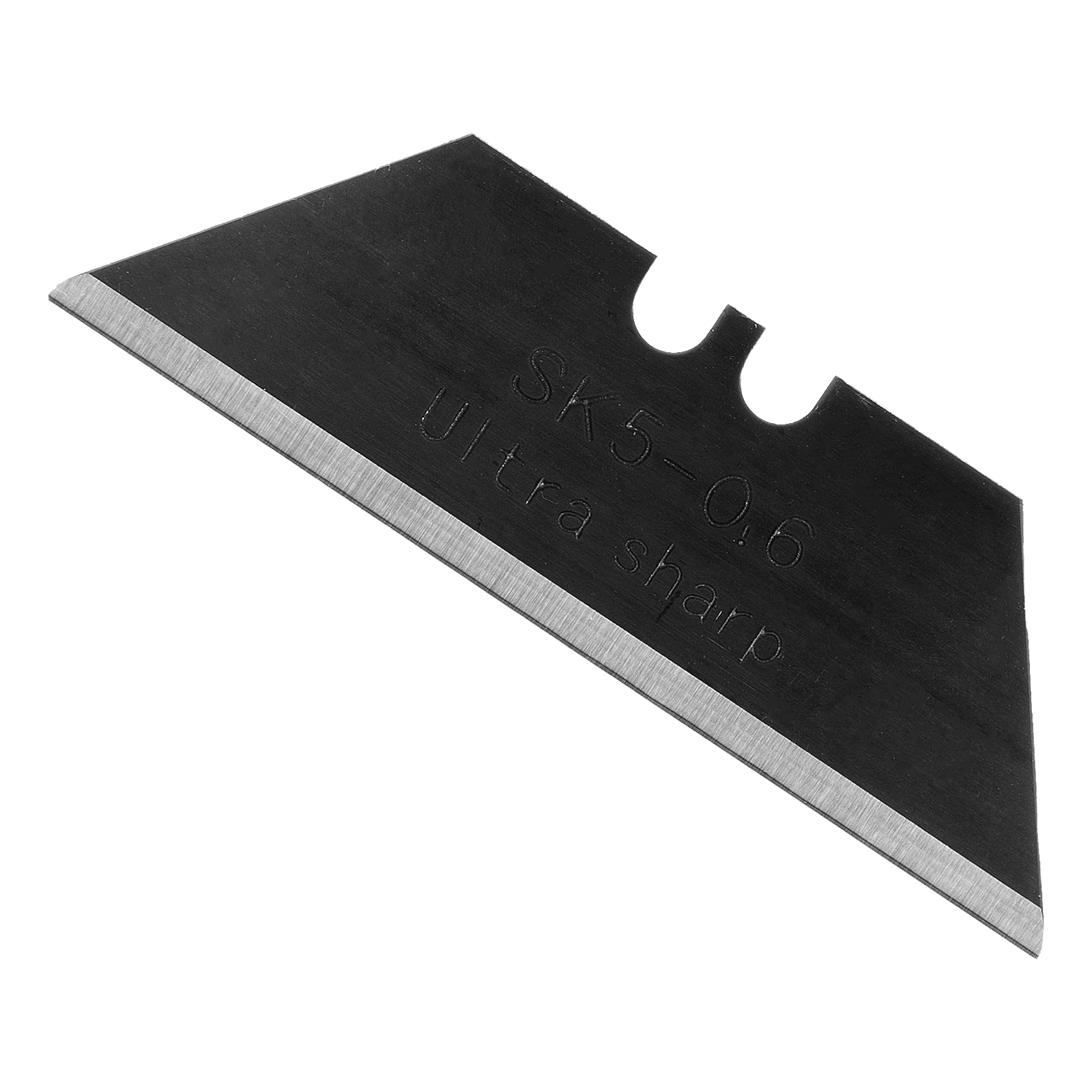 Лезвия, 19 мм, сталь SK5 — 0,6 мм, трапециевидные, 5 штук Denzel