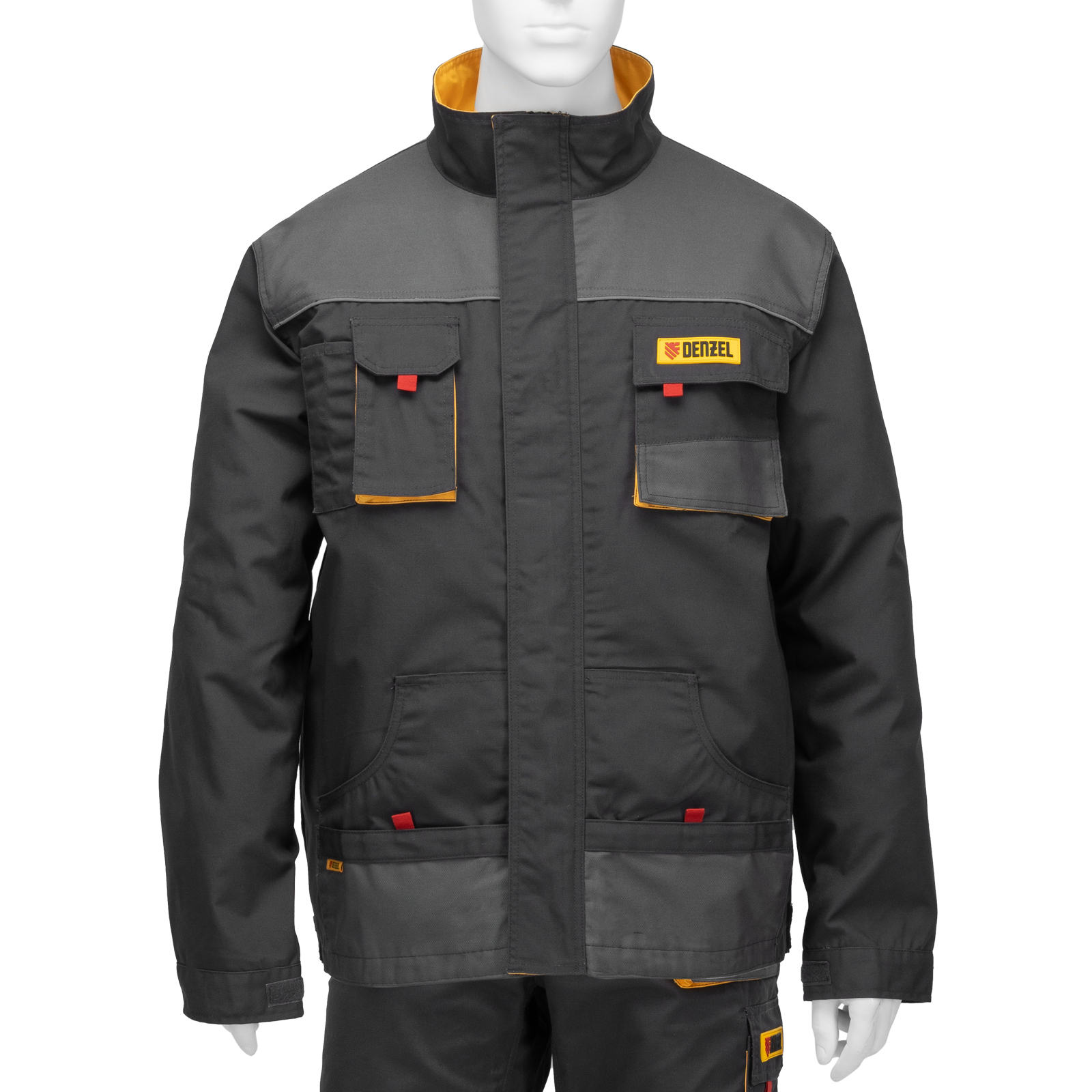 Куртка профессиональная рабочая, 65% полиэстер 35% хлопок, XL Denzel