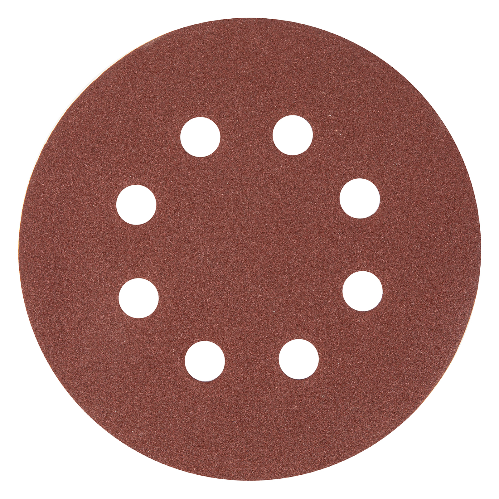 Круг абразивный на ворсовой подложке под «липучку», перфорированный, P 180, 125 мм, 5 шт Matrix