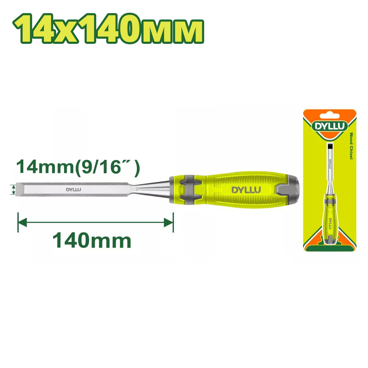 Стамеска плоская 14 x 140 мм DYLLU DTWC1214
