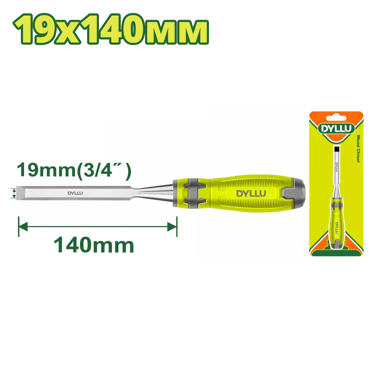 Стамеска плоская 19 x 140 мм DYLLU DTWC1219