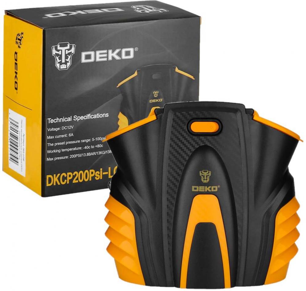 Насос автомобильный цифровой DEKO DKCP200Psi-LCD Plus