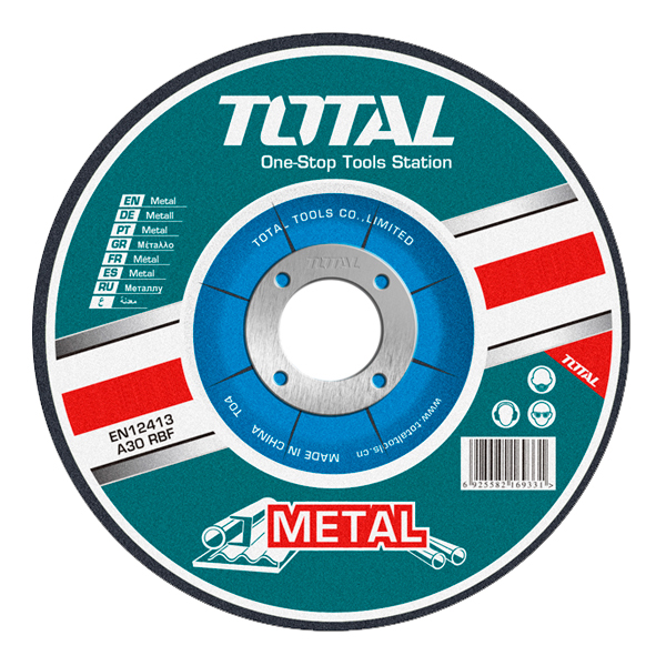 Круг отрезной 115×3,0x22,2 мм по металлу TOTAL TAC2211152