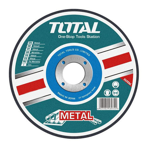 Круг отрезной 125×3,0x22,2 мм по металлу TOTAL TAC2211251