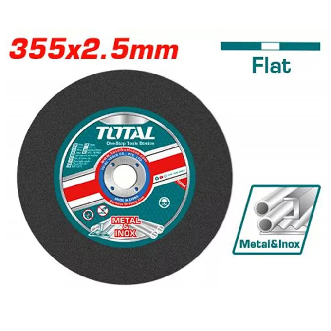 Круг отрезной 355×2,5х25,4 мм по металлу TOTAL TAC2253551