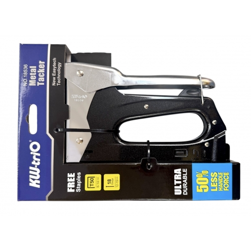 Степлер 6-14мм (тип 140/ G/ 11/ T50) 2 в 1, усилие 15 lbs "KW-triO" Тайвань