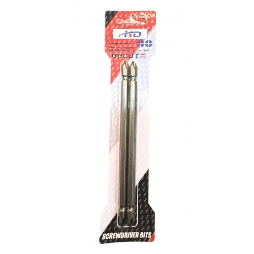 Биты крестообразные PH2xPH2х150мм 1/4" S2 (2шт) "H-D"