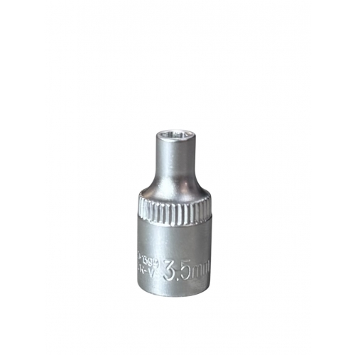 Головка торцевая 1/4" 6гр. 3.5мм L25мм CrV "H-D"