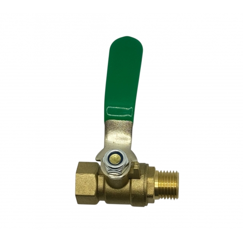 Кран воздушный шаровый с резьбами M1/4" x F1/4" (латунь) "H-D"