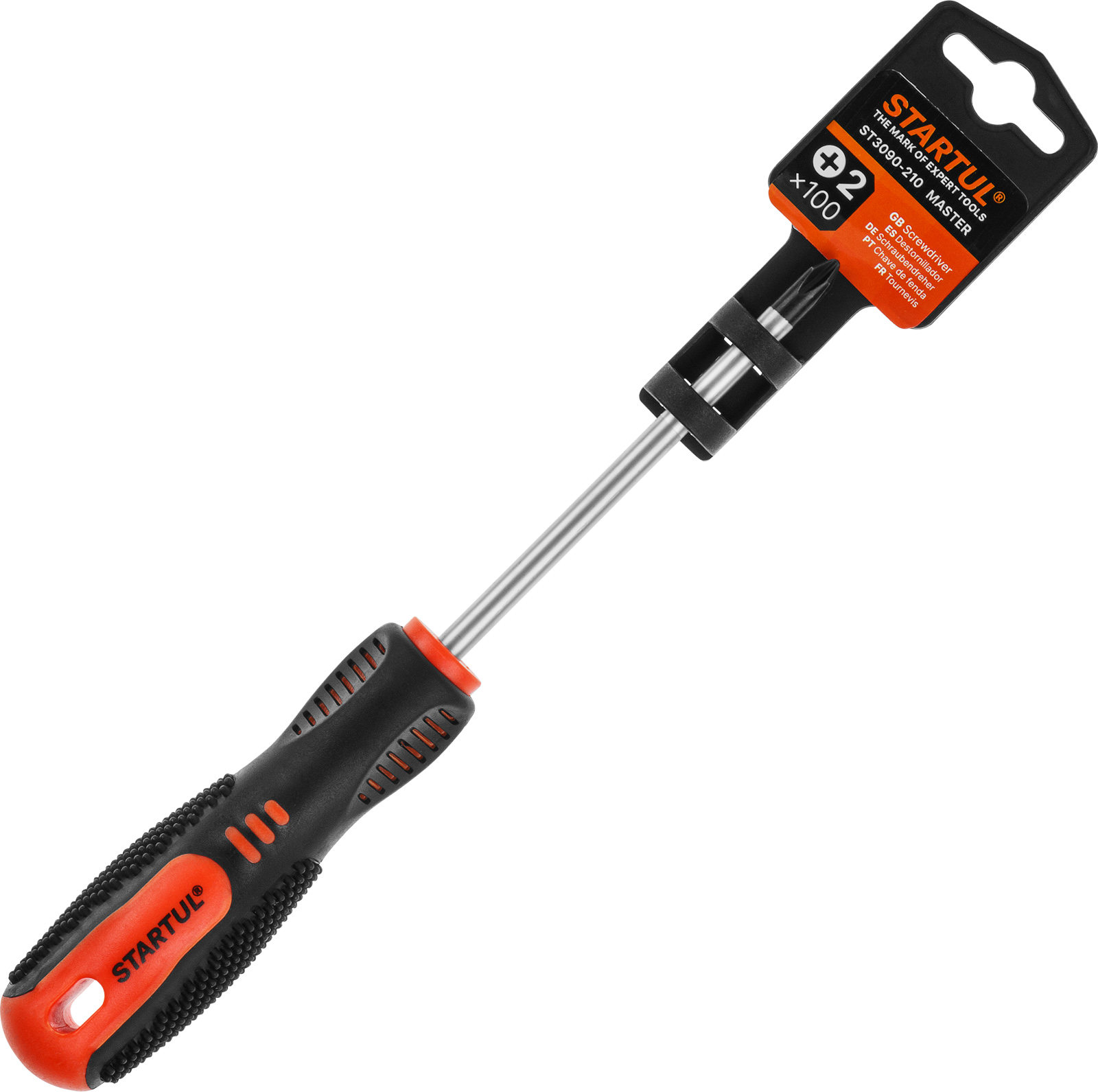 Отвертка «+» №2 100мм PH STARTUL MASTER (ST3090-210)