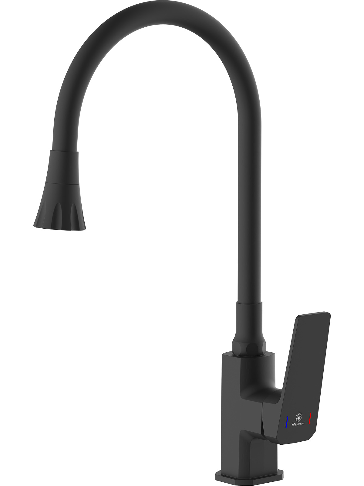 Смеситель для кухни (Lt) D35, серия WIN (black) AV Engineering