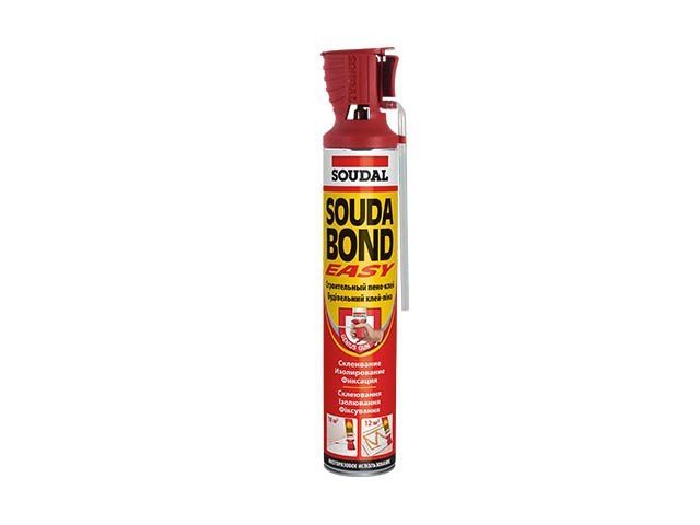 Клей-пена полиуретановая «Soudal» Soudabond Easy с аппликатором Genius Gun 750 мл