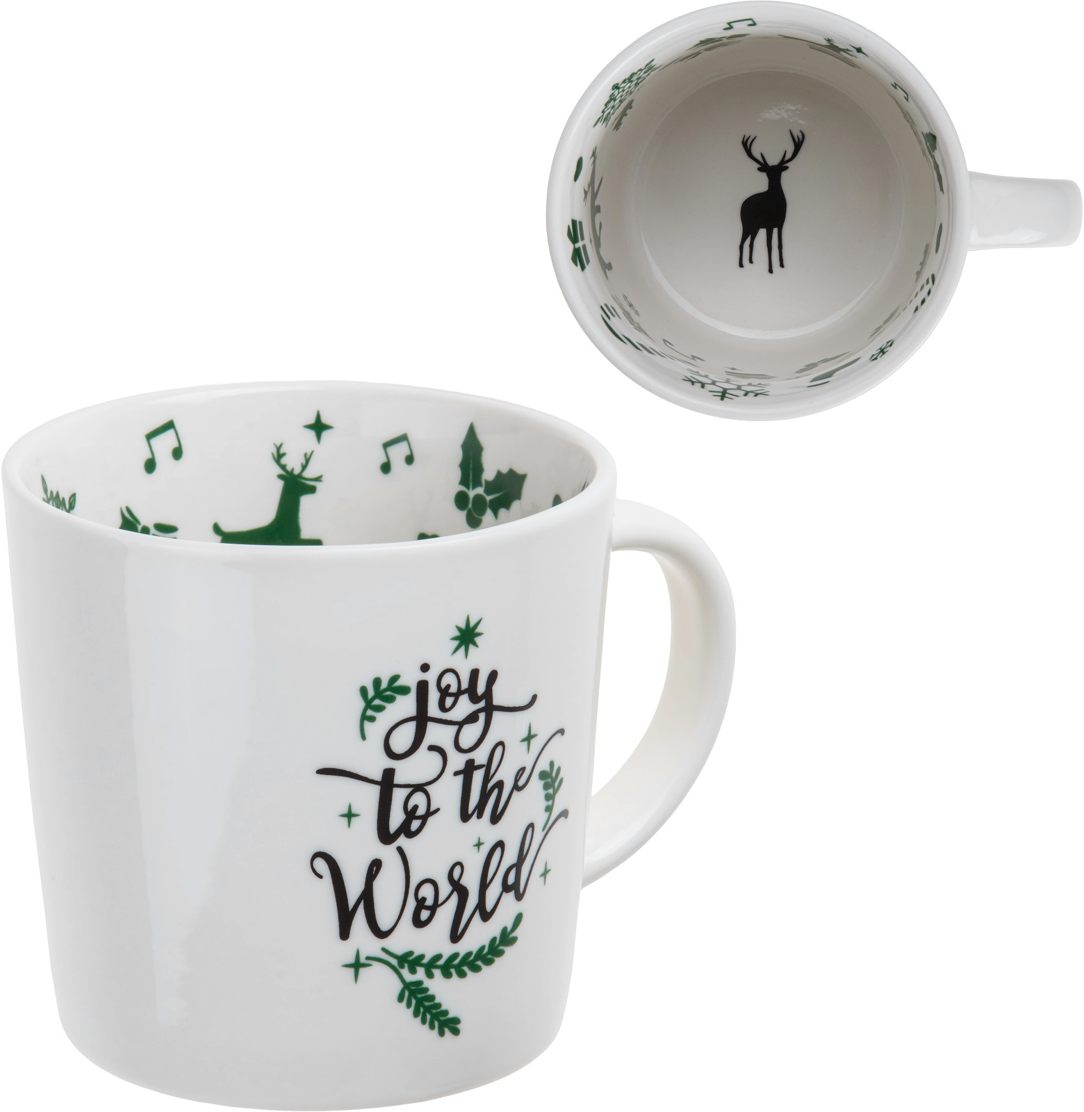 Кружка керамическая, 350 мл., SNOWFLAKE MAGIC-4, PERFECTO LINEA