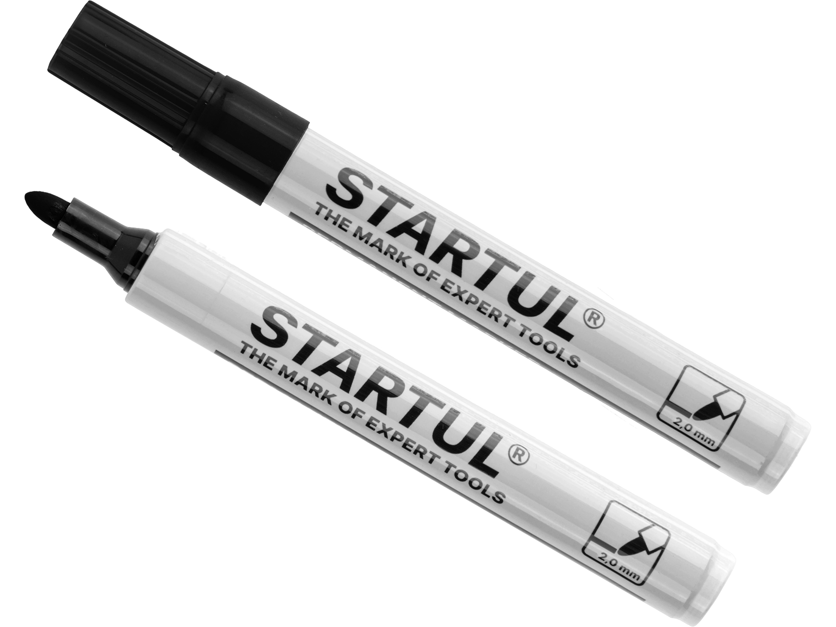 Маркер промышл. перманентный фетровый черный STARTUL PROFI (ST4340-01)