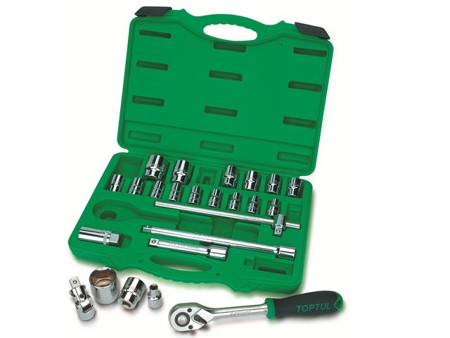Набор головок 1/2″ 8-32мм 24предм. 12гр. TOPTUL