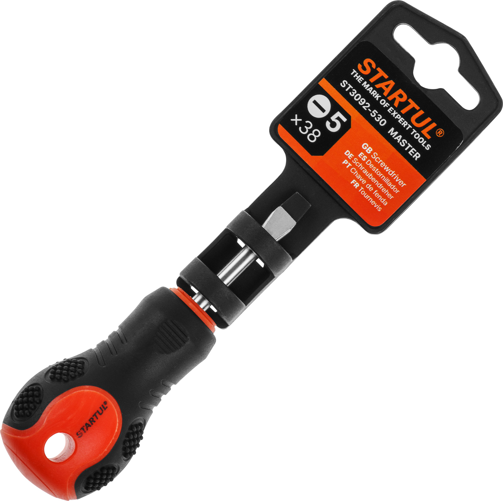 Отвертка «-» 5,0х 38мм SL STARTUL MASTER (ST3092-530)
