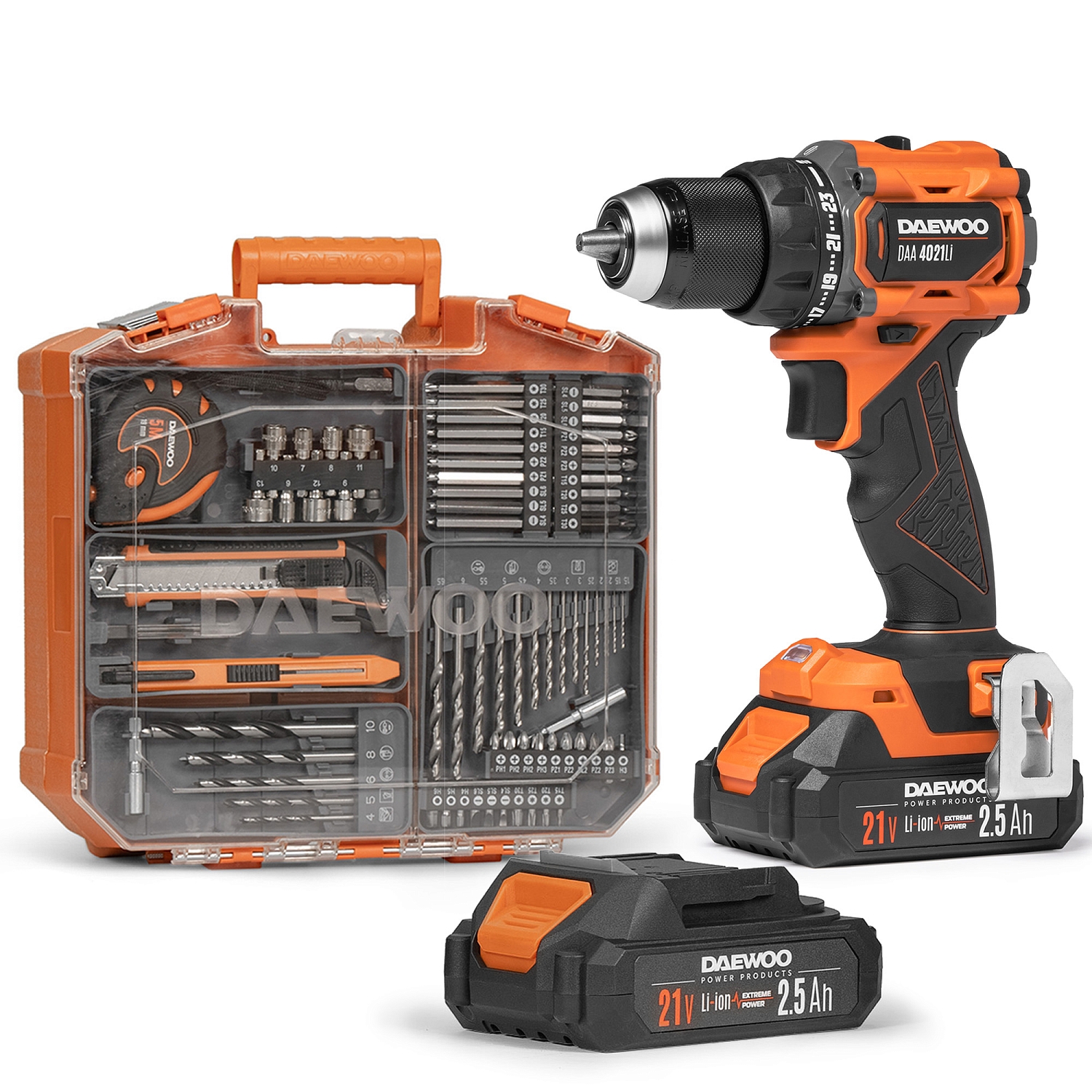 Дрель-шуруповерт аккумуляторная DAEWOO DAA 4021Li SET BOX