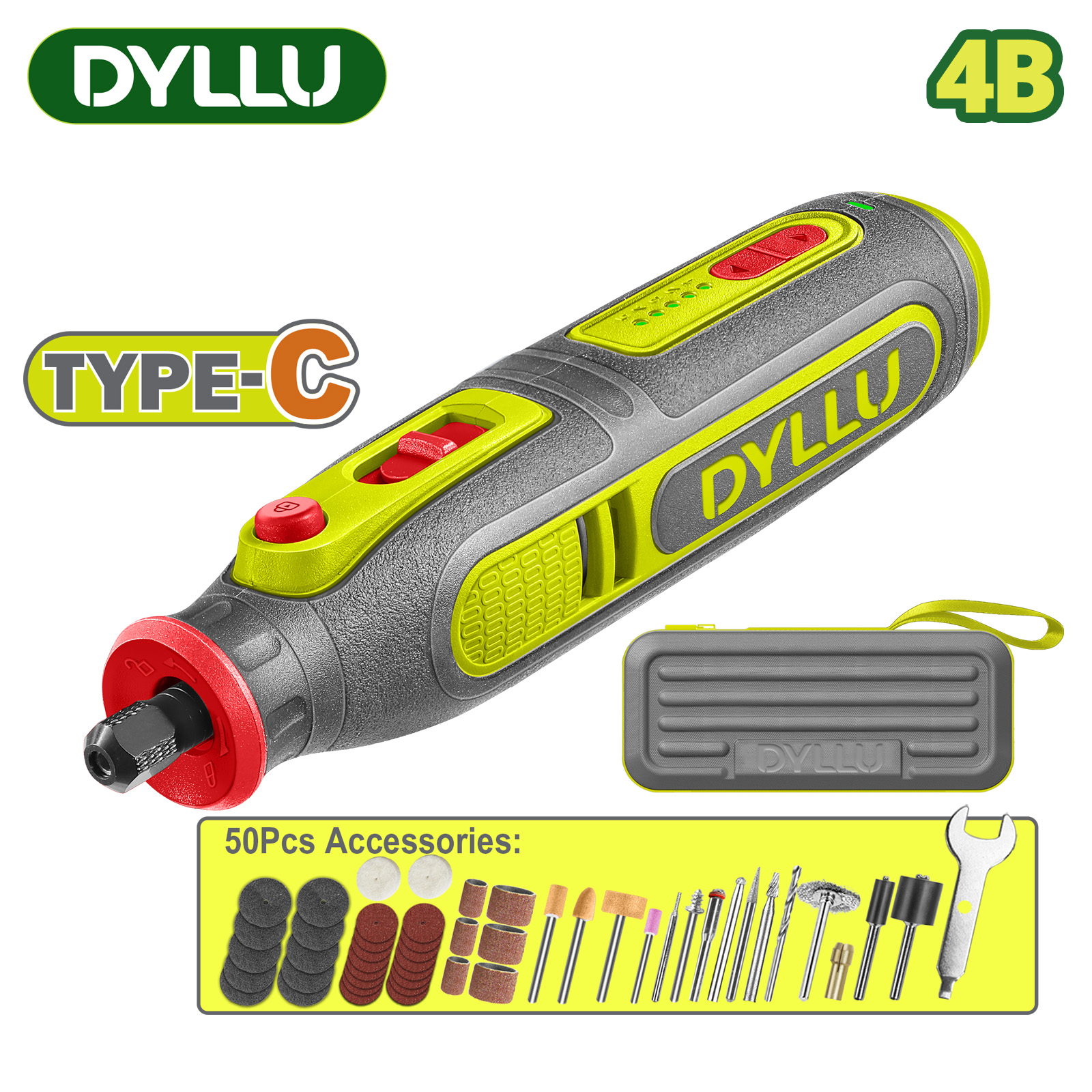 Гравер аккумуляторный DYLLU DTRYN418
