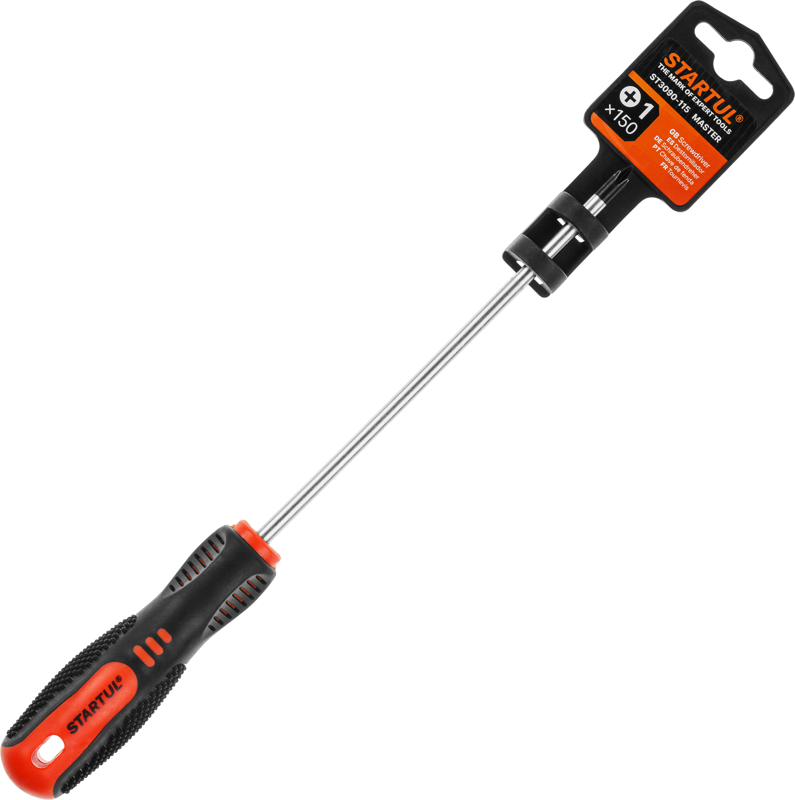 Отвертка «+» №1 150мм PH STARTUL MASTER (ST3090-115)