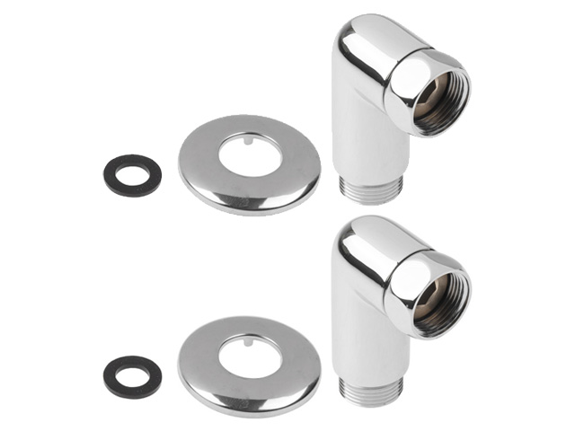 Американка угловая 3/4″ вн. х 3/4″ нар. ХРОМ, AV Engineering (2 шт. в уп.)