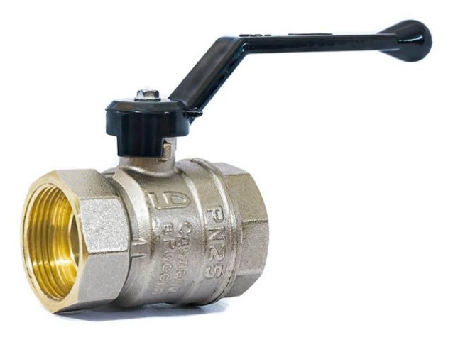 Кран шаровый 1 1/2″ вн.-вн. ручка PN25, LD