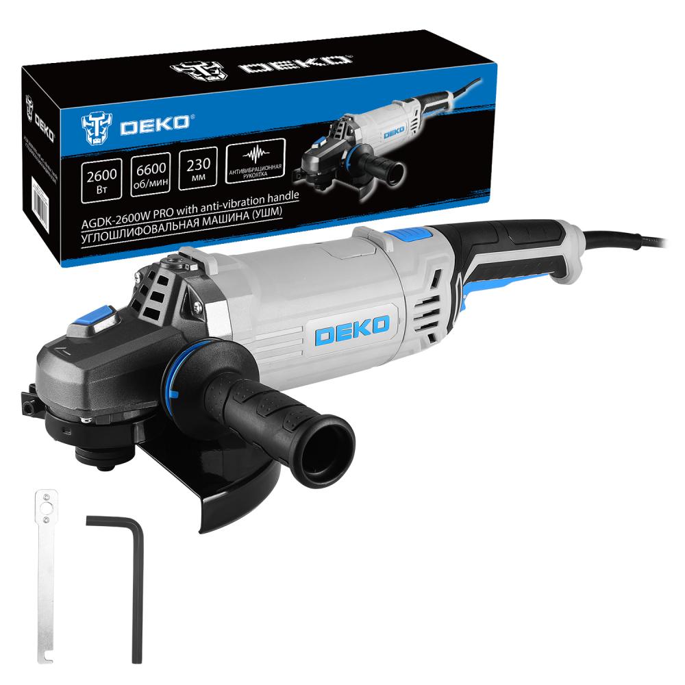 Углошлифмашина DEKO AGDK-2600W PRO